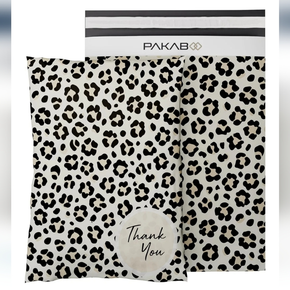20 Cheetah Print 10 x 13 Inches Polymailers